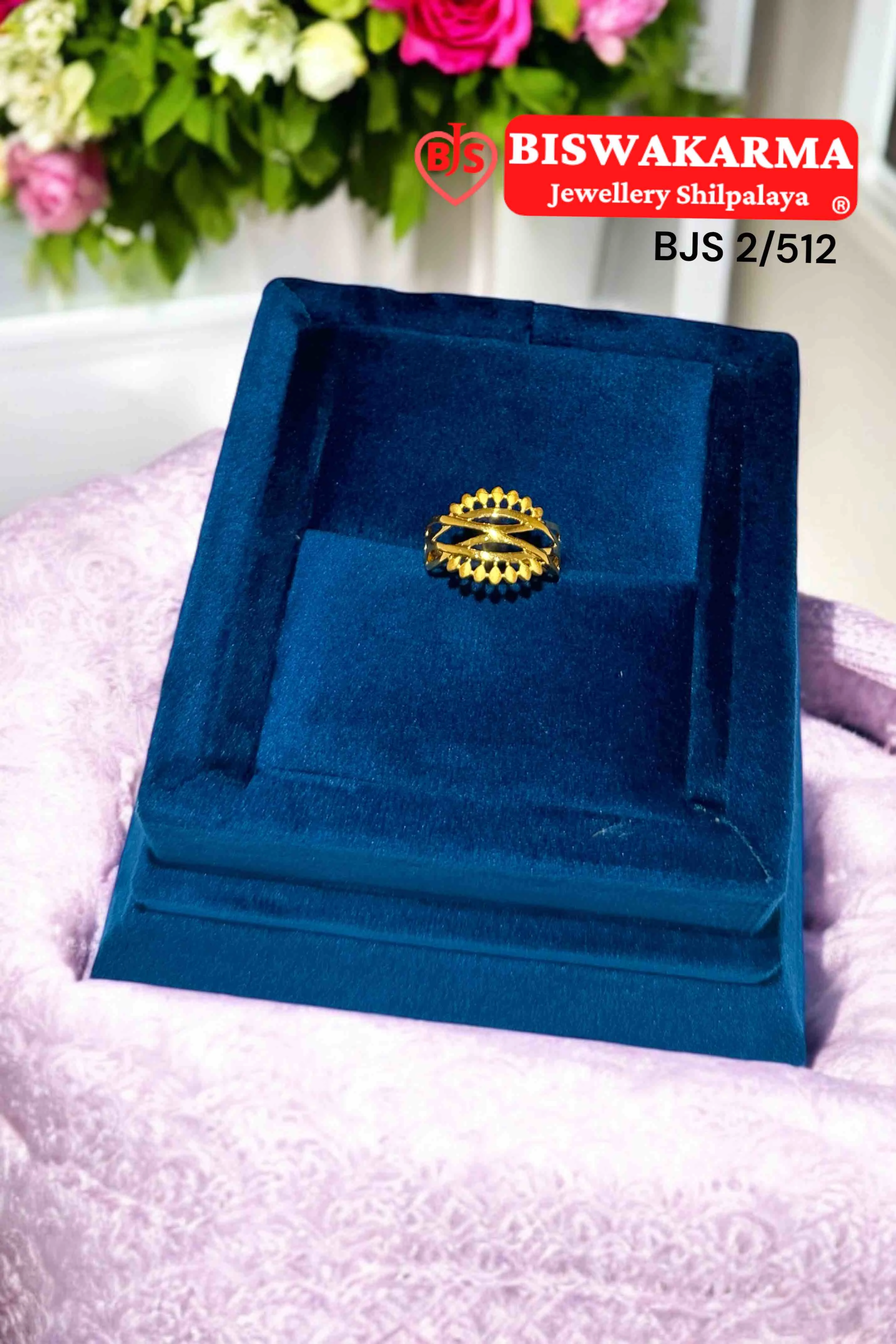 2/512 Regal Woven Gold Ring