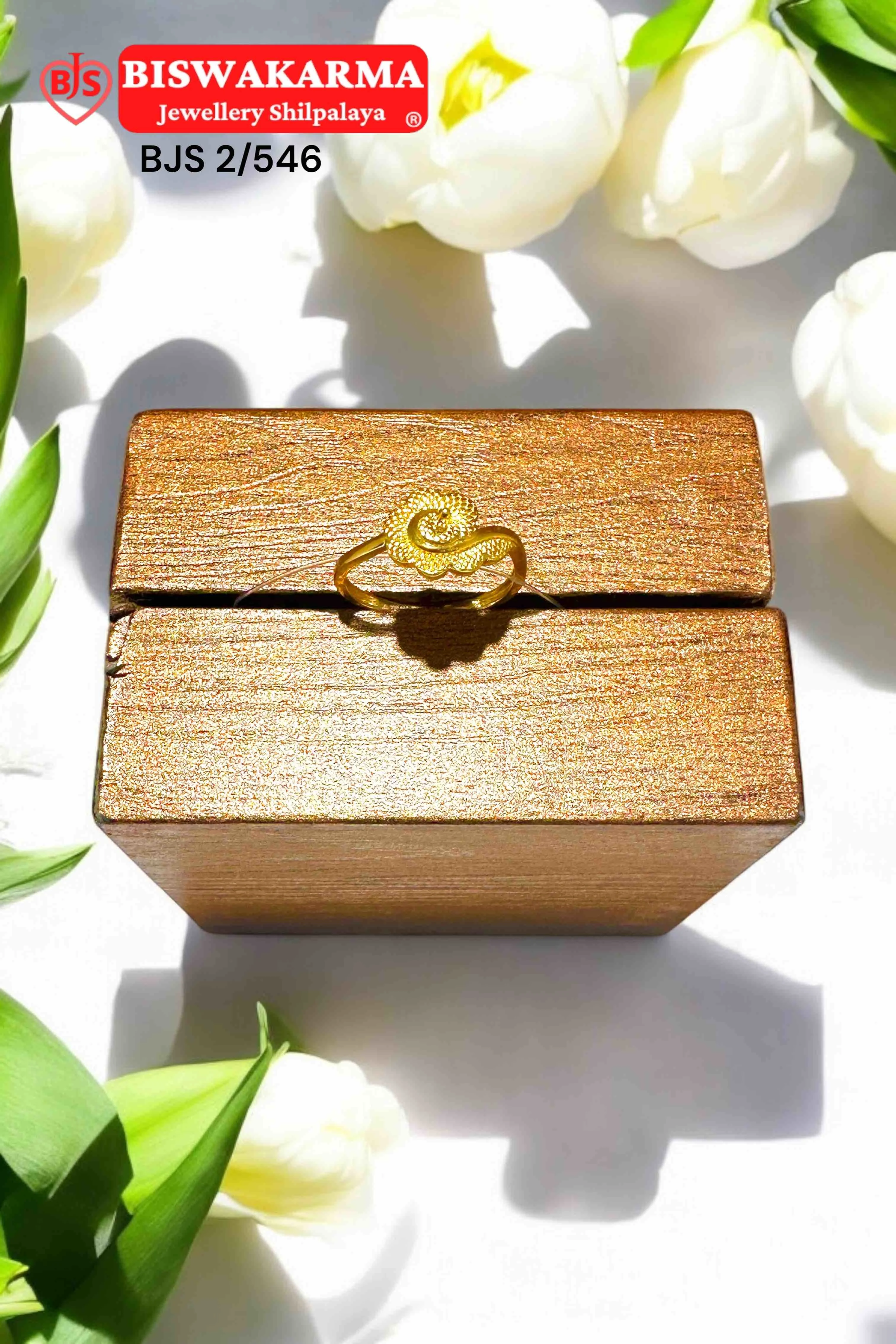 2/546 Twin Heart Gold Ring