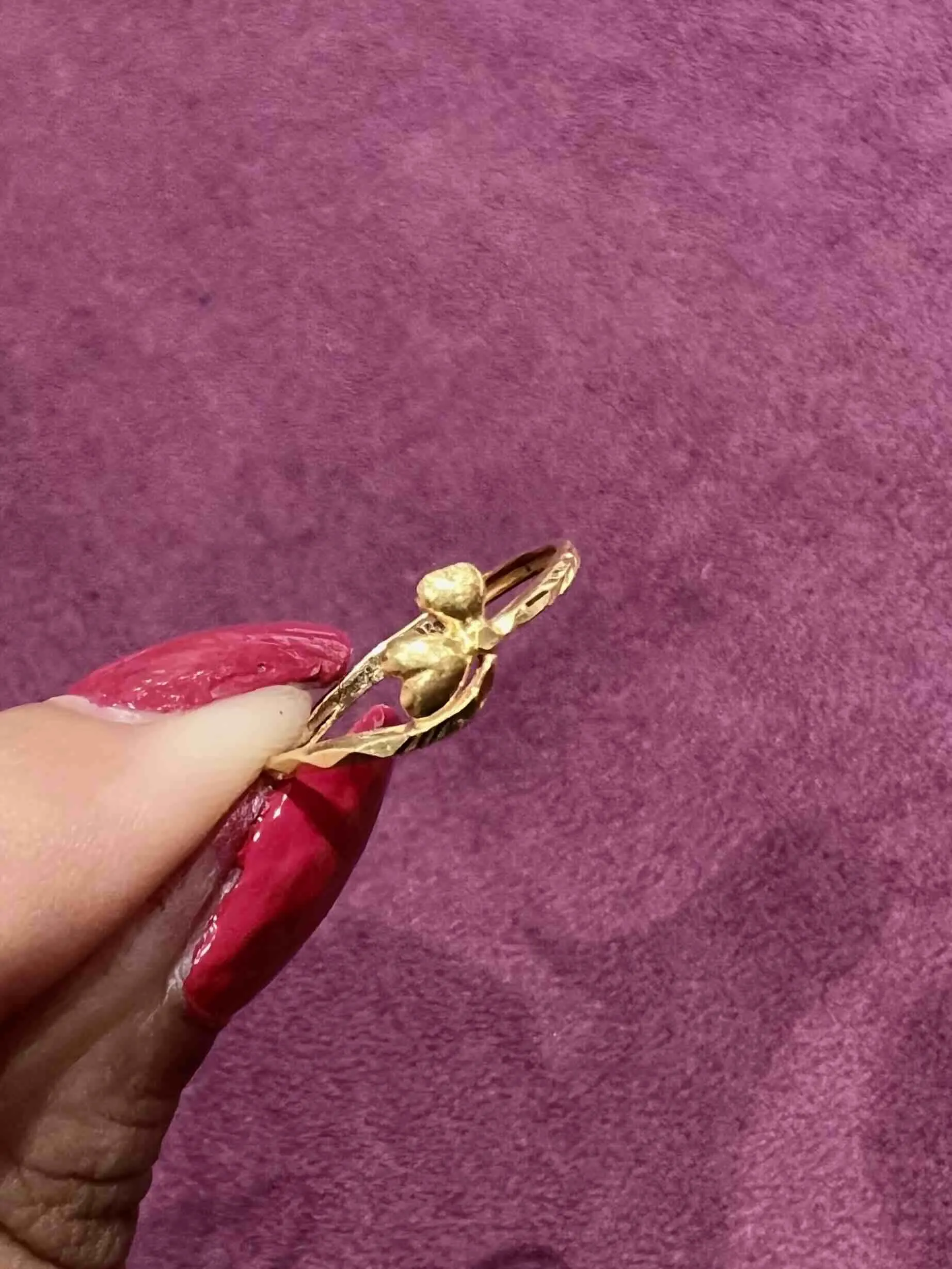 53/26 Bow Knot Baby Ring