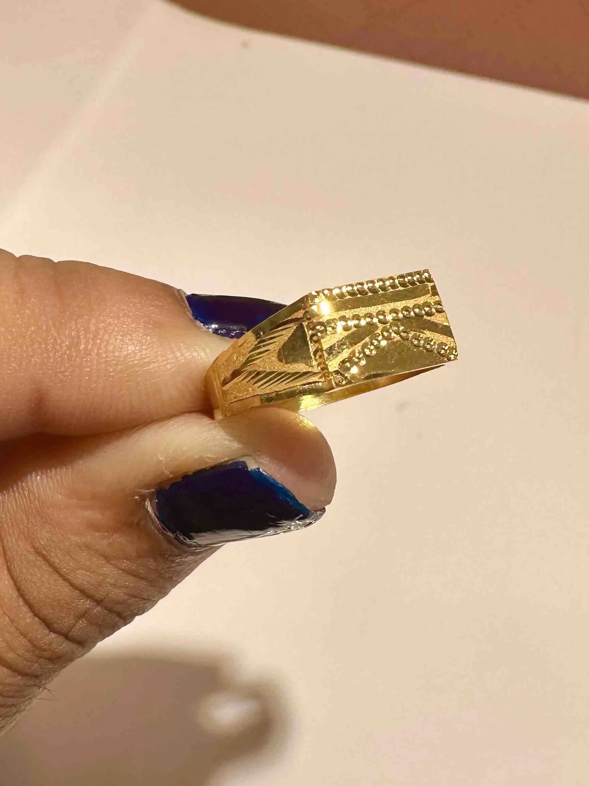 53/87 Royal Beam Baby Ring