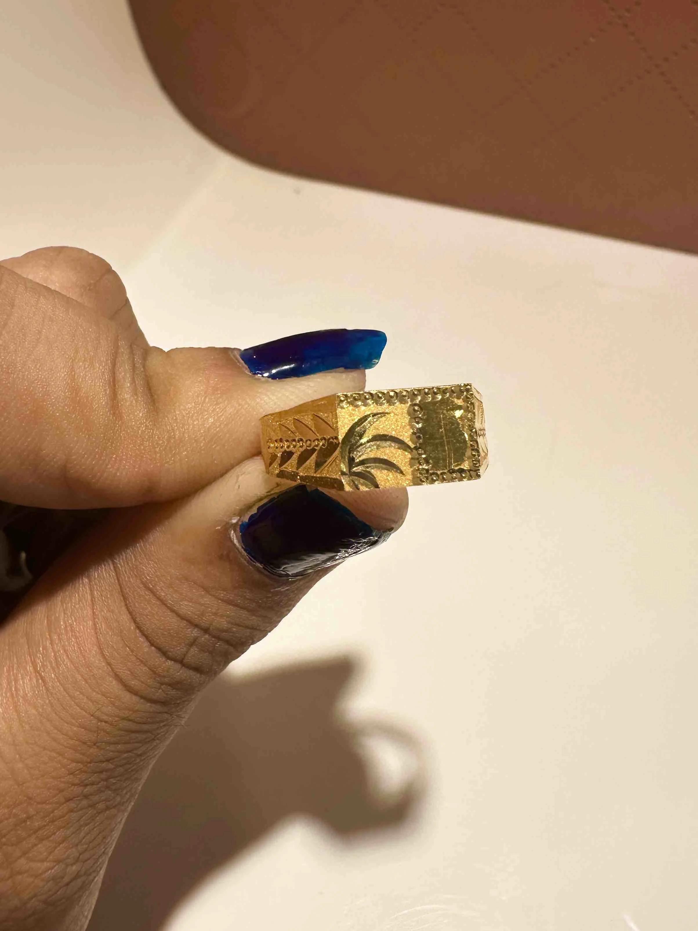 53/64 Palm Crest Baby Ring