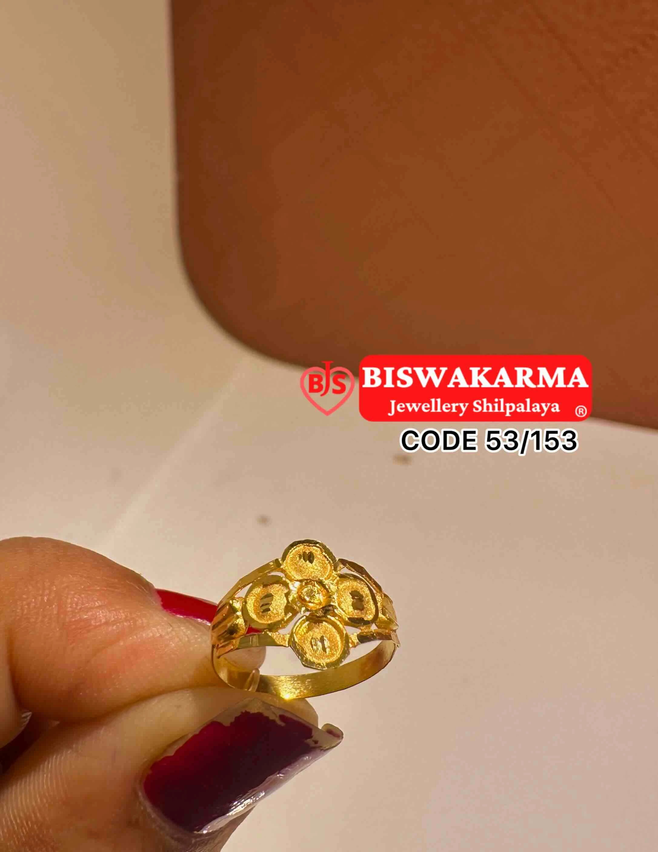 53/153 Floral Cluster Baby Ring