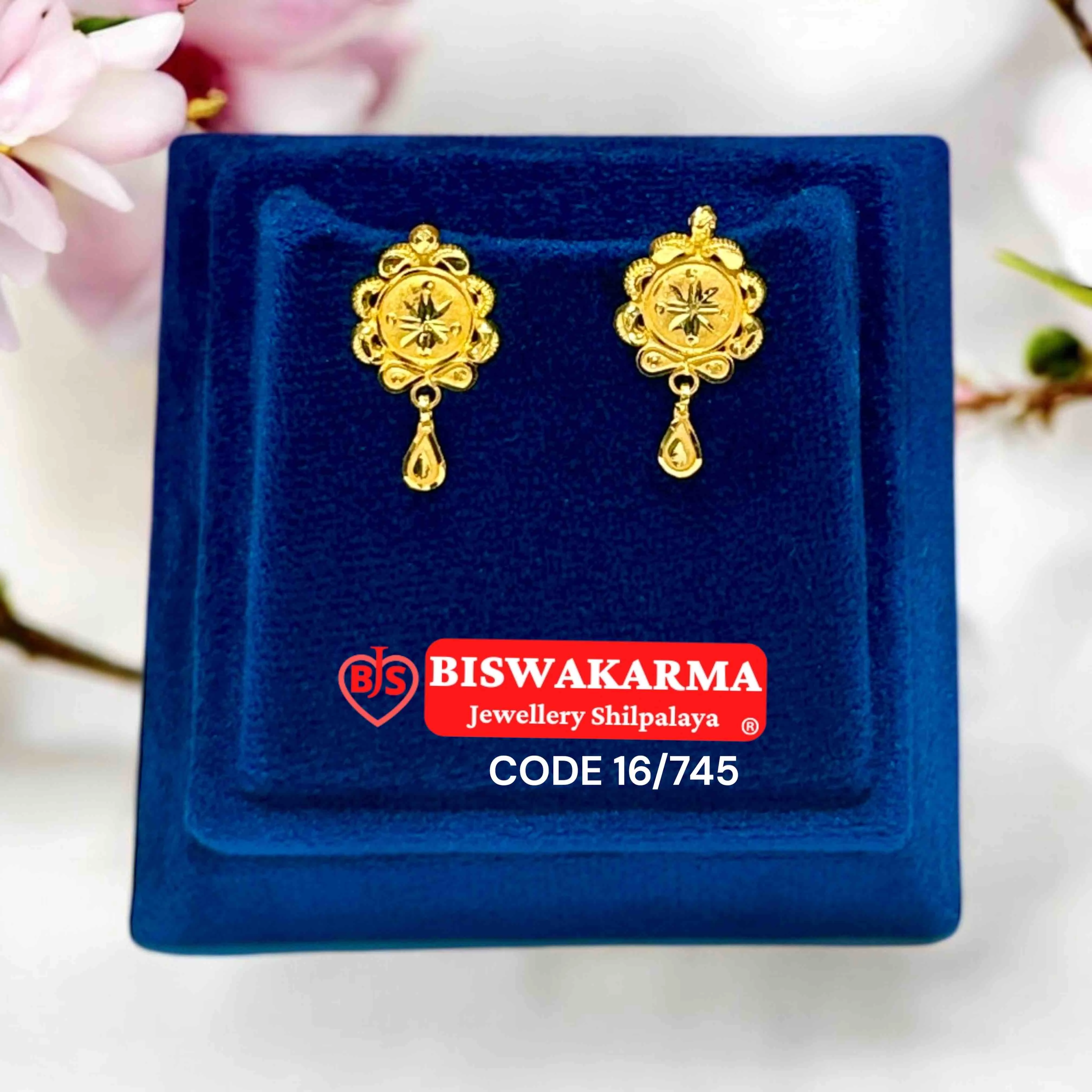 16/745 Floral Glow Tops Earring