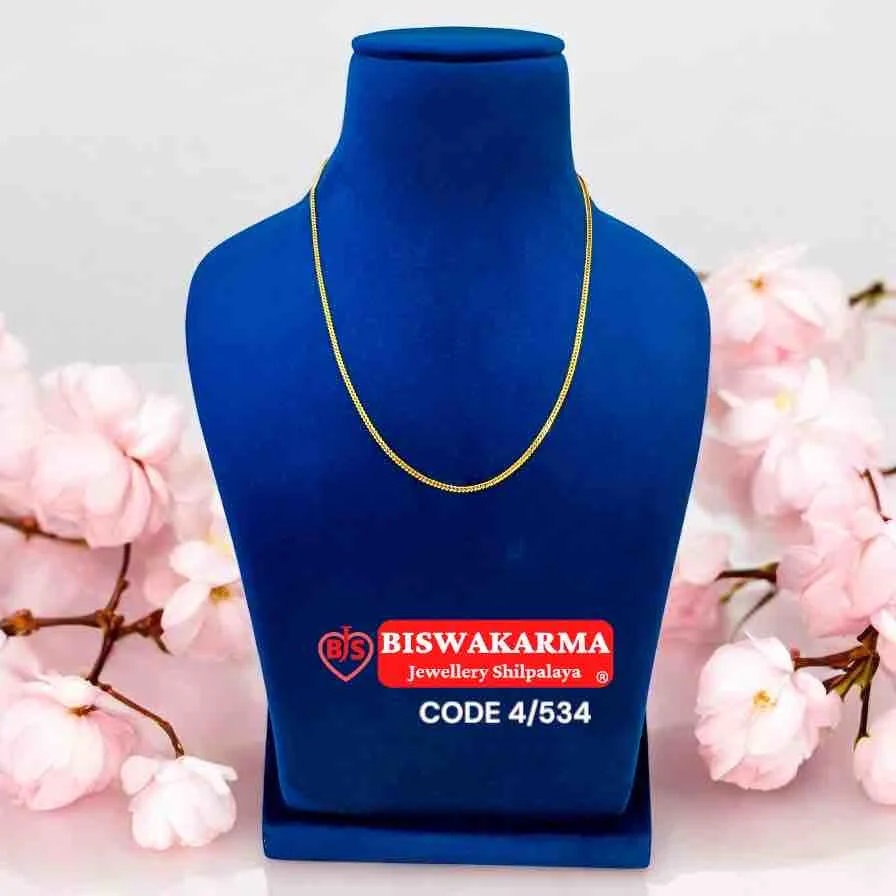 4/534 Smooth Gold Chain