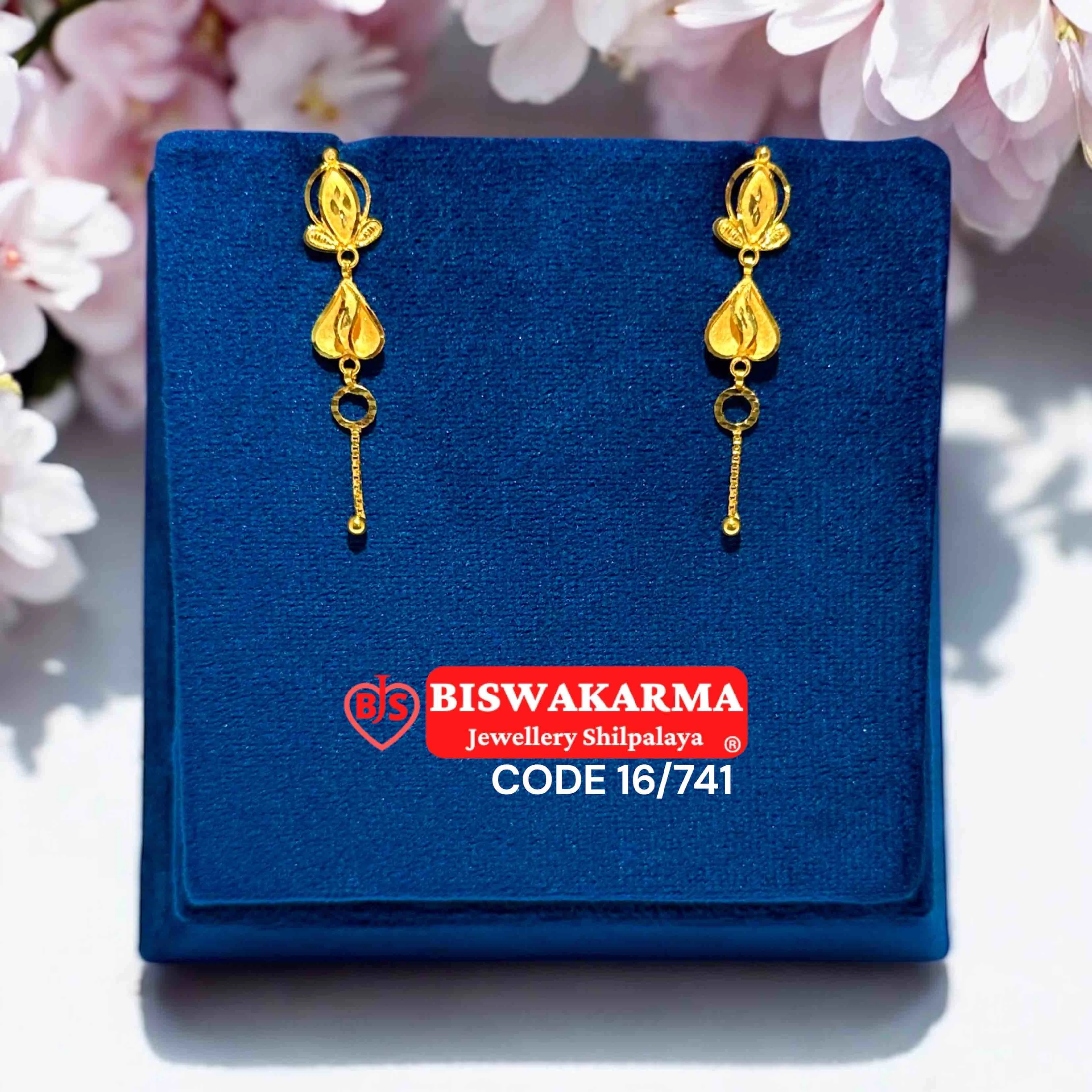 16/741 Petal Drop Ladies Earring