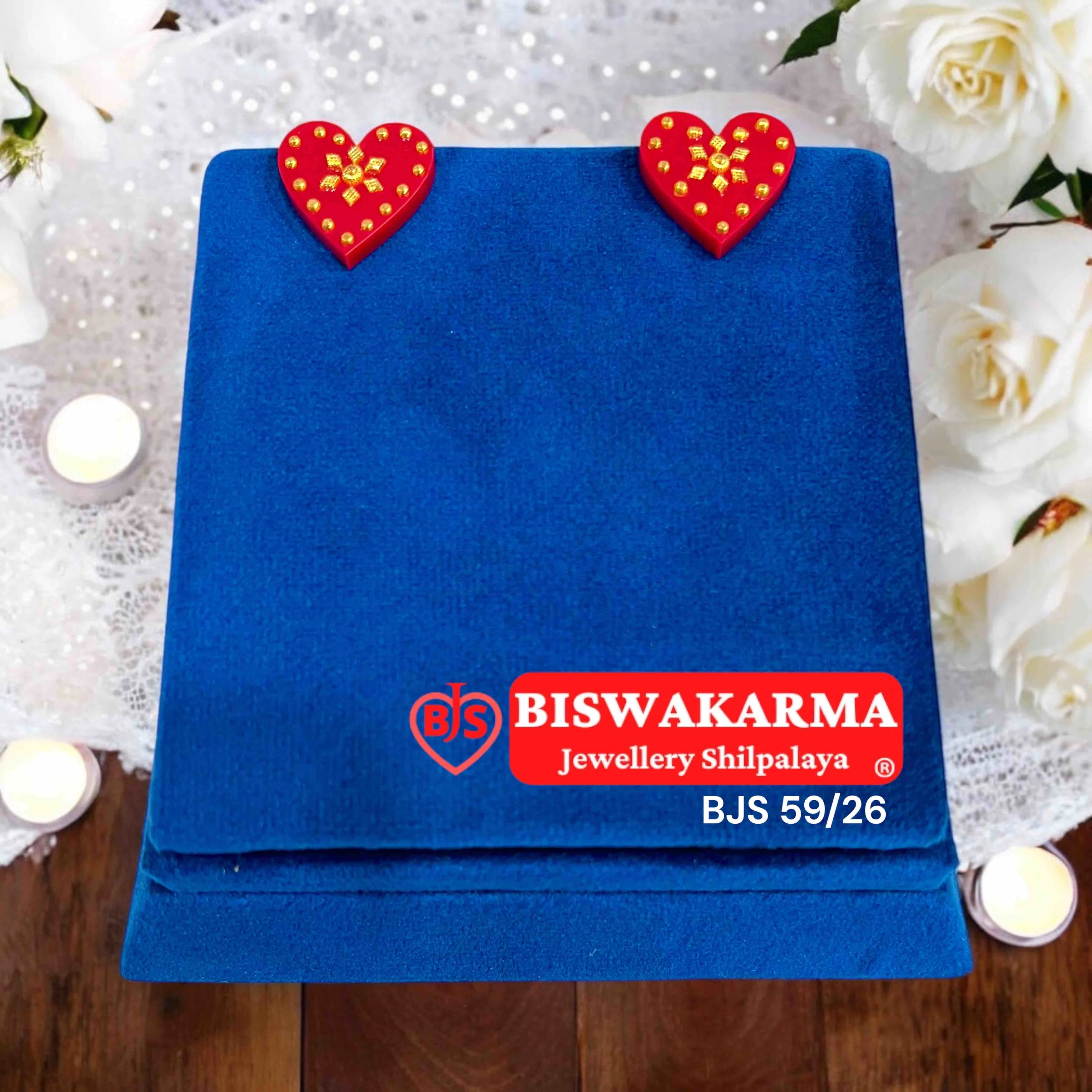 59/26 Heart Pola Earring