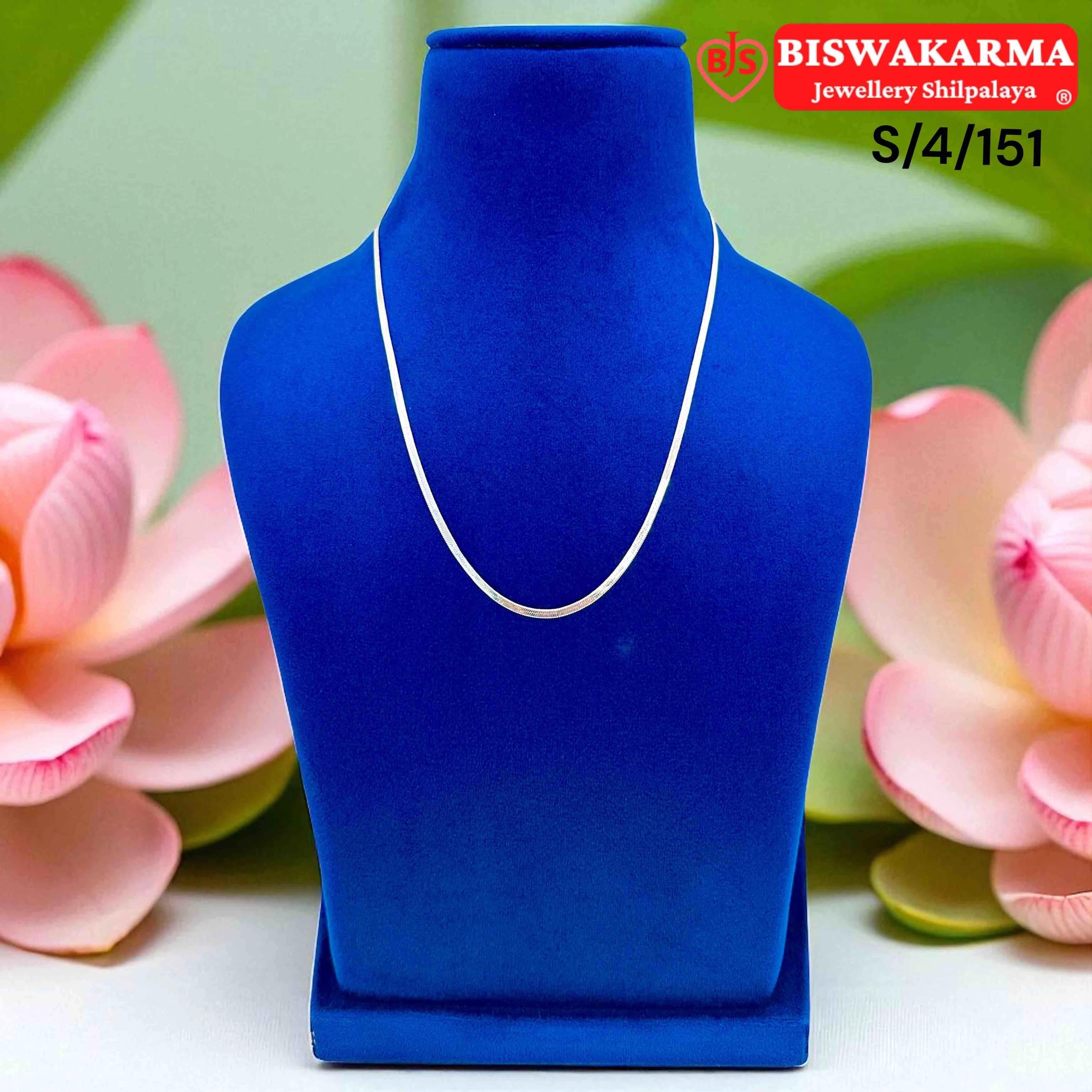 S/4/151 Silky Silver Chain