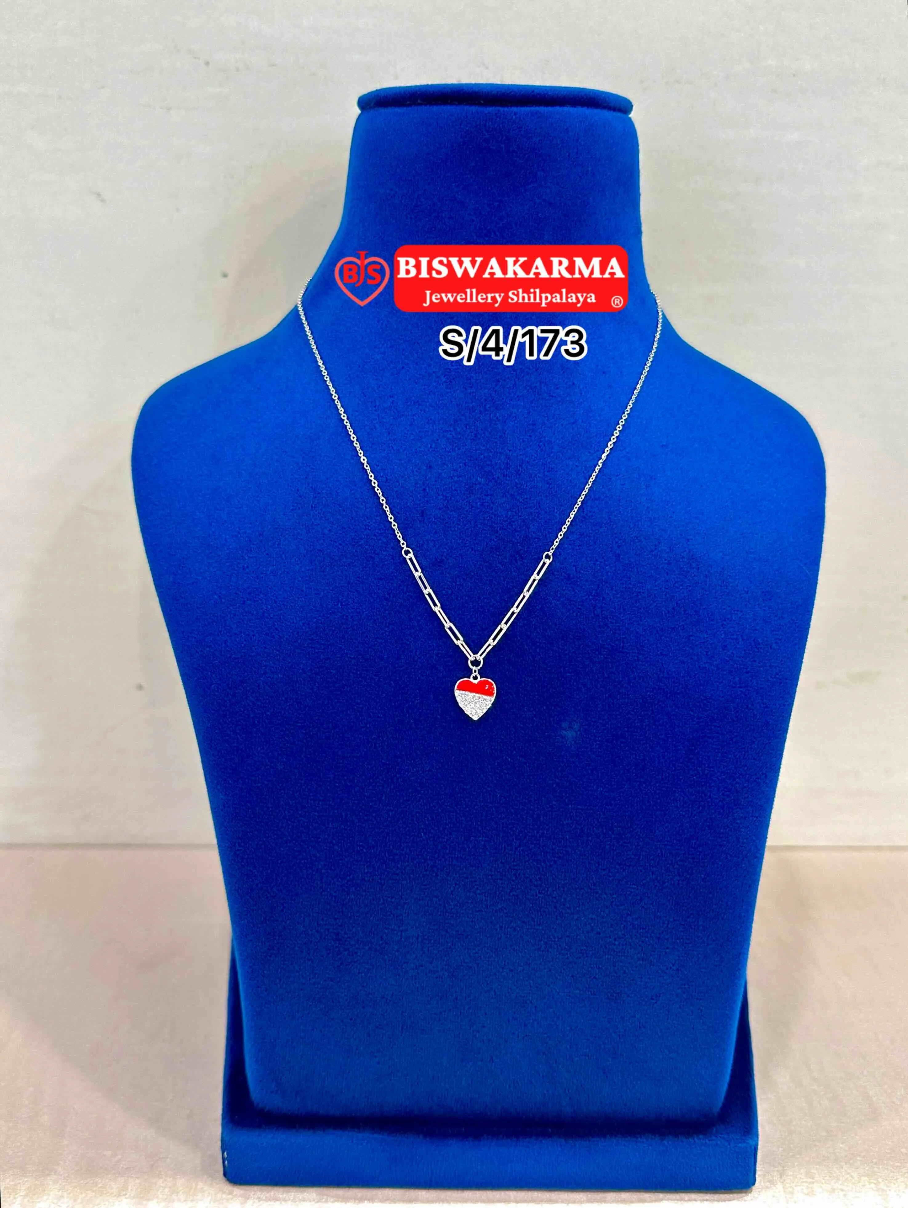 S/4/173 Tiny Heart Charm Chain