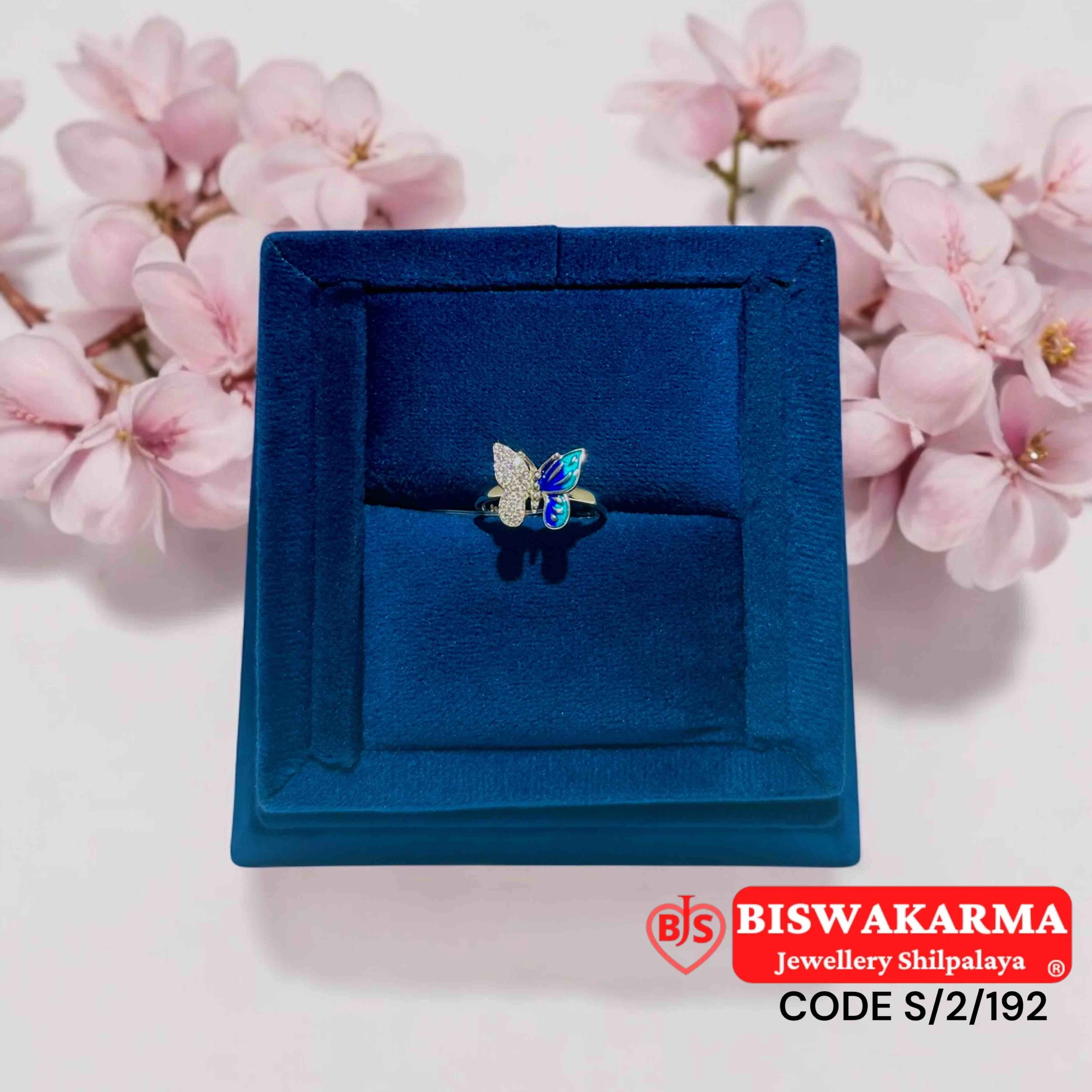 S/2/192 Sterling Silver Butterfly Ring