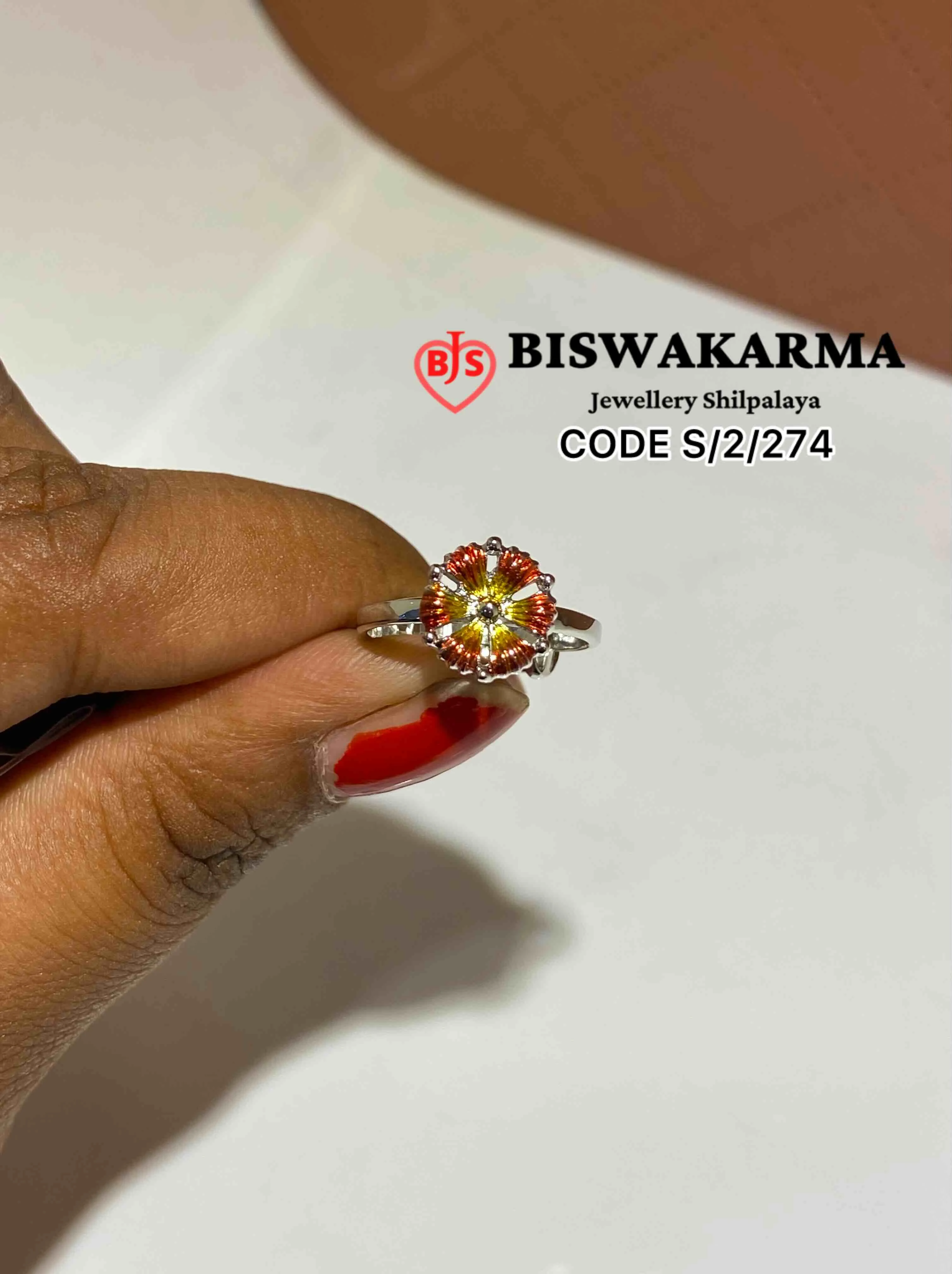S/2/274 Sterling Silver Bloom Ring