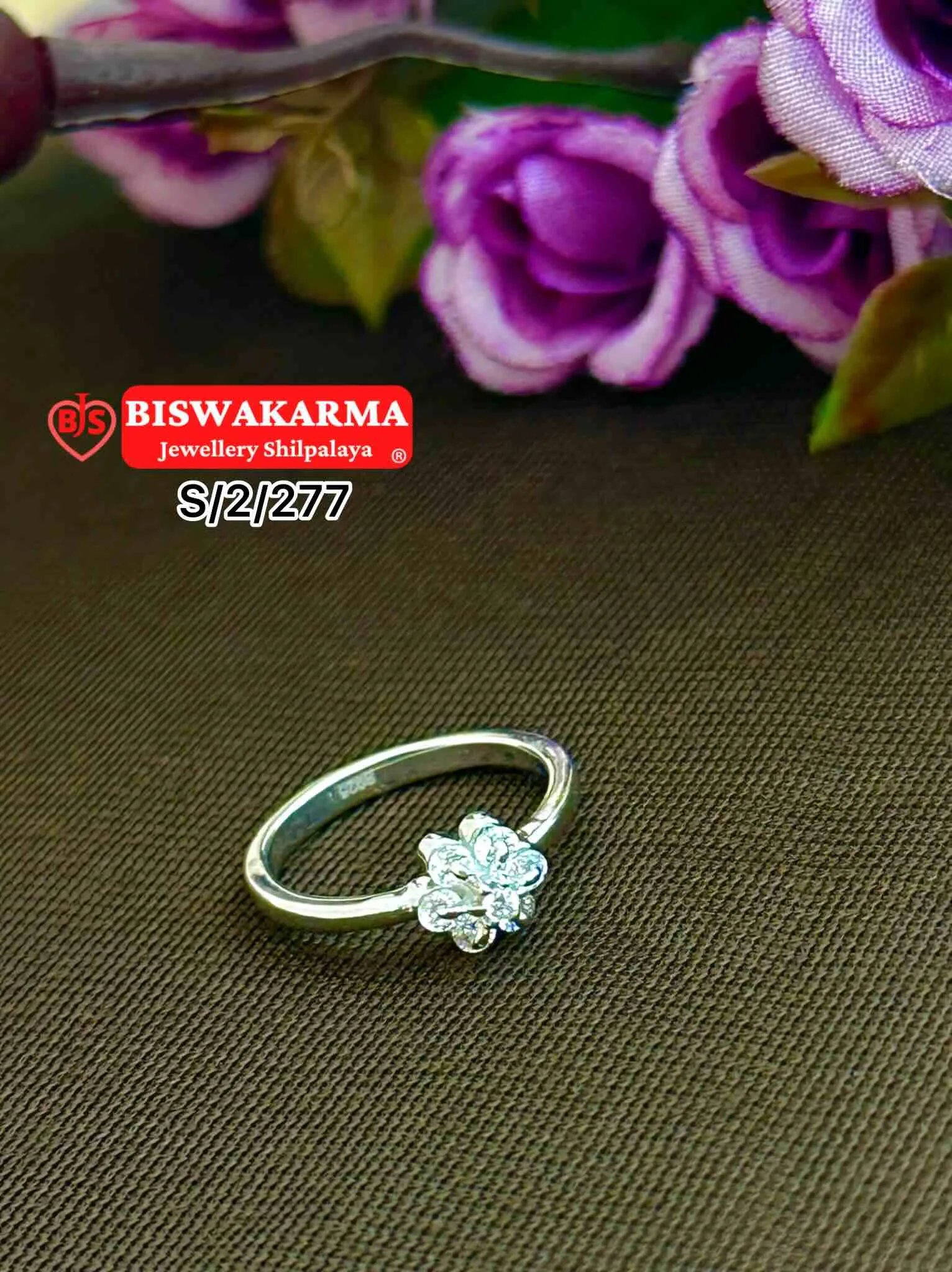 S/2/277 Sterling Silver Bloom Ring