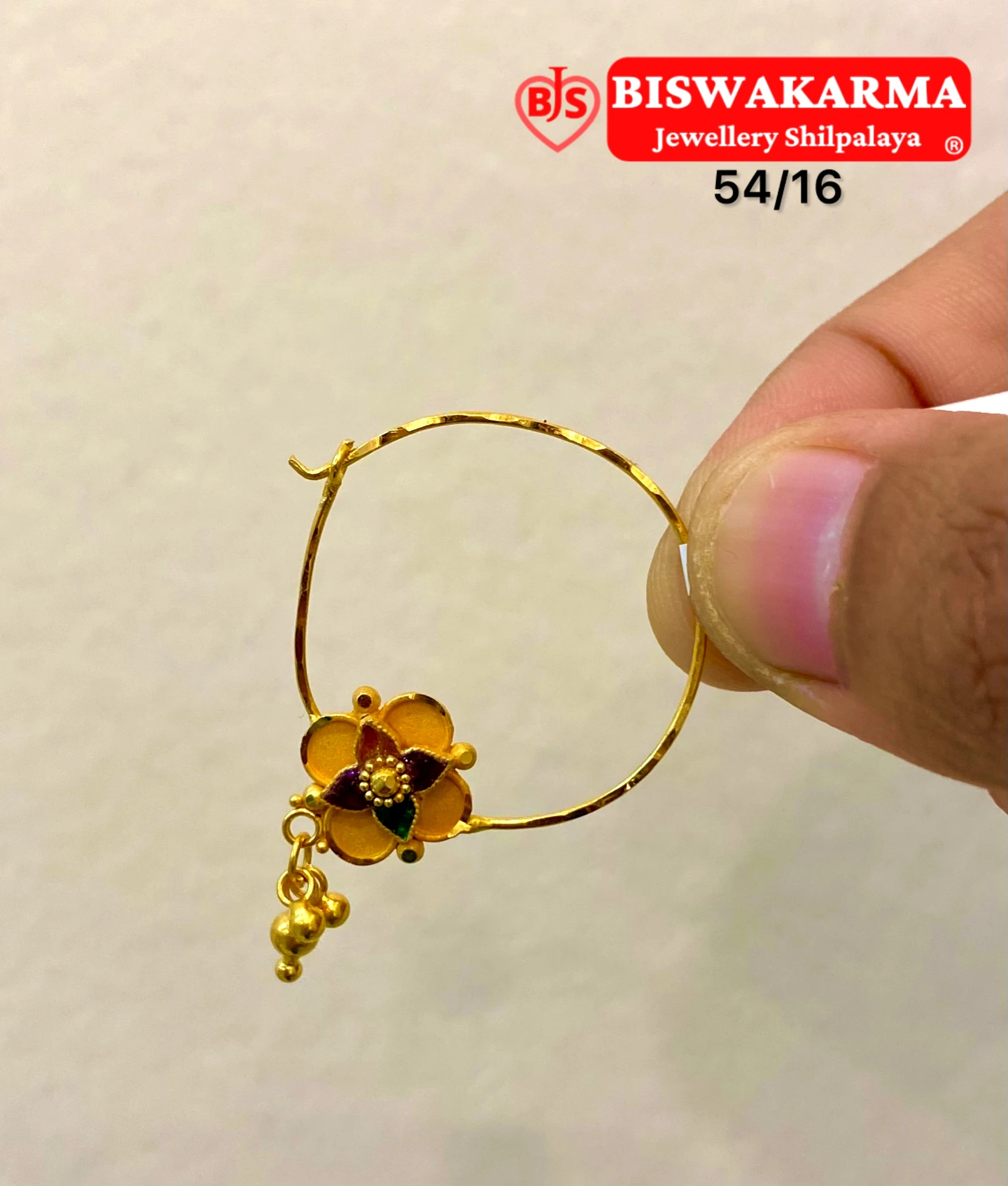 54/16 Petal Charm Nath