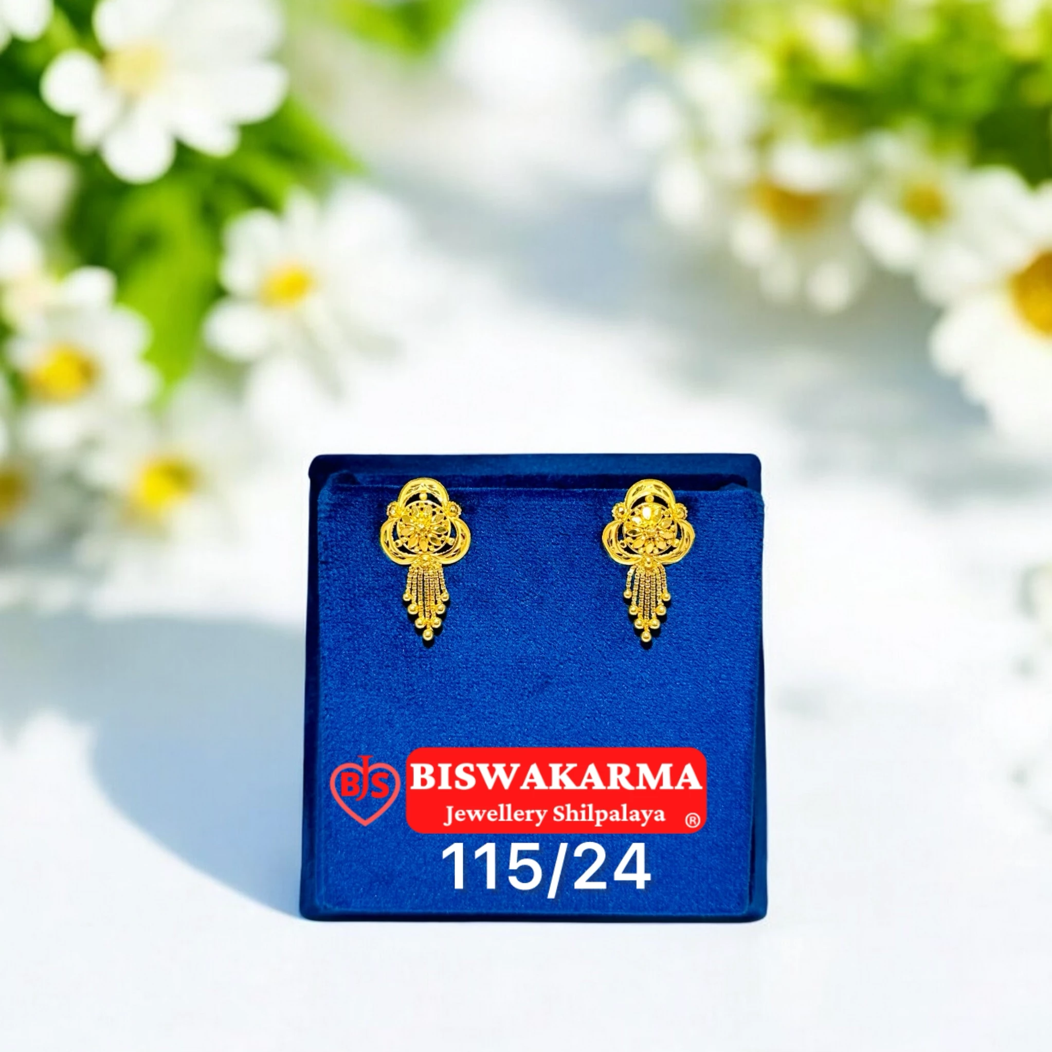115/24 Floral Bead Earring Pasha