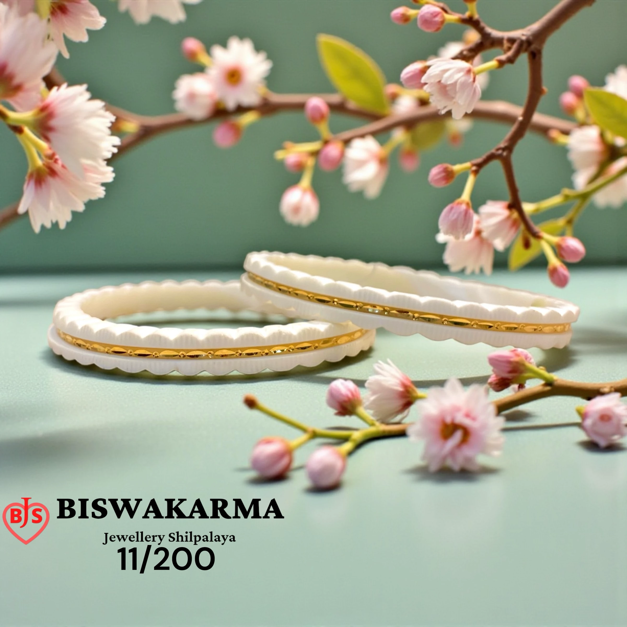 11/200 White Gold-Edge Shakha