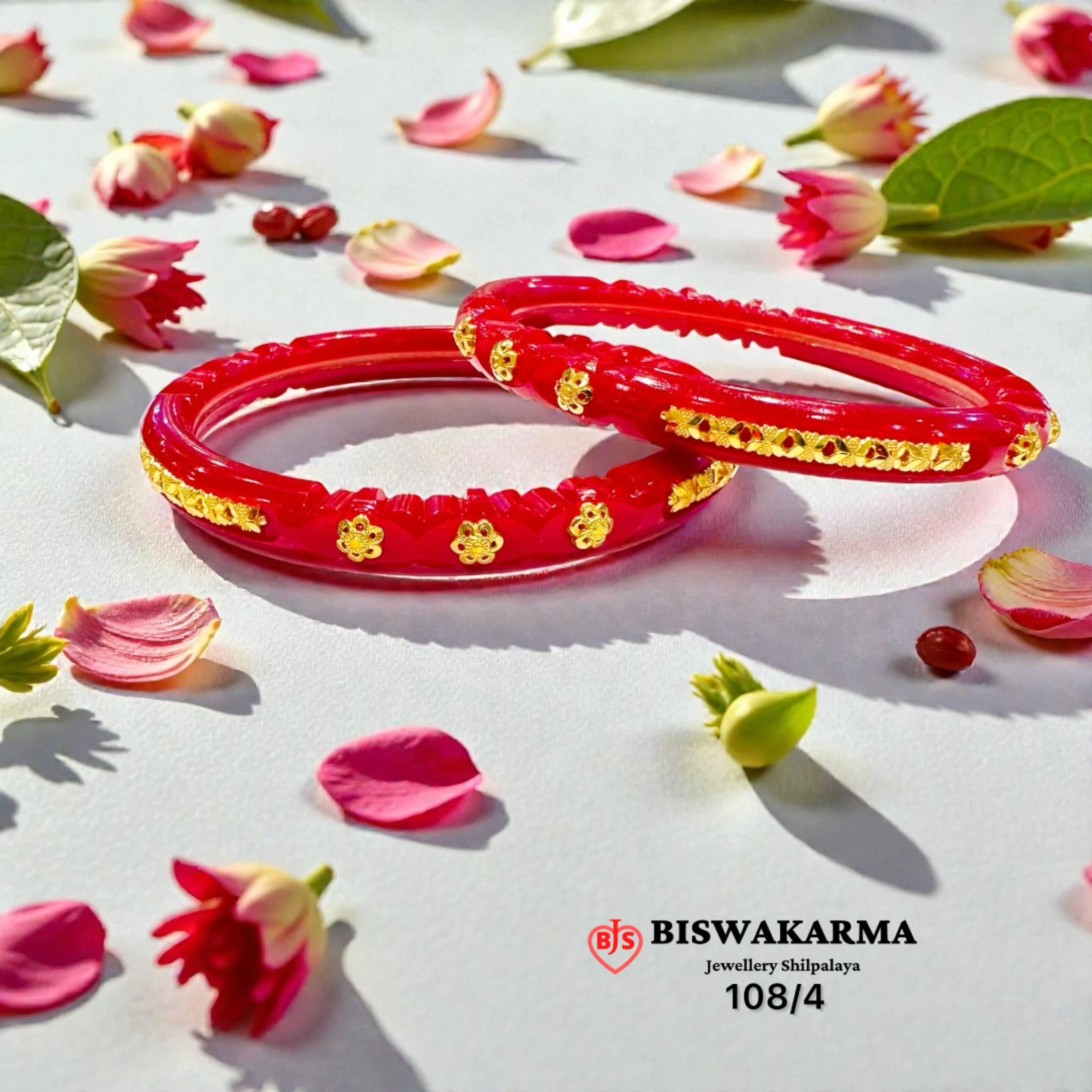 108/4 Floral Gold Design Pola