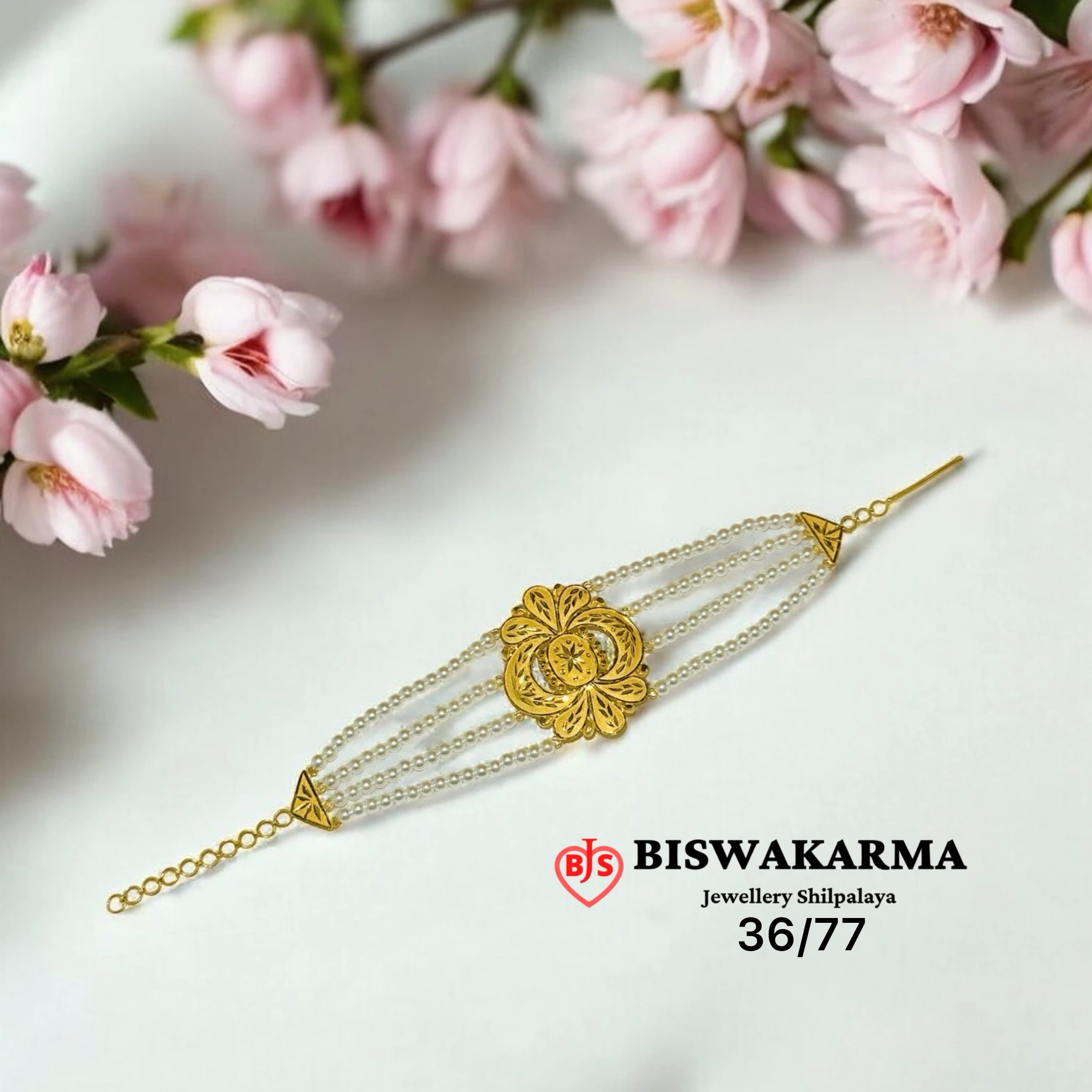 36/77 Petal Knot Pearls Mantasha