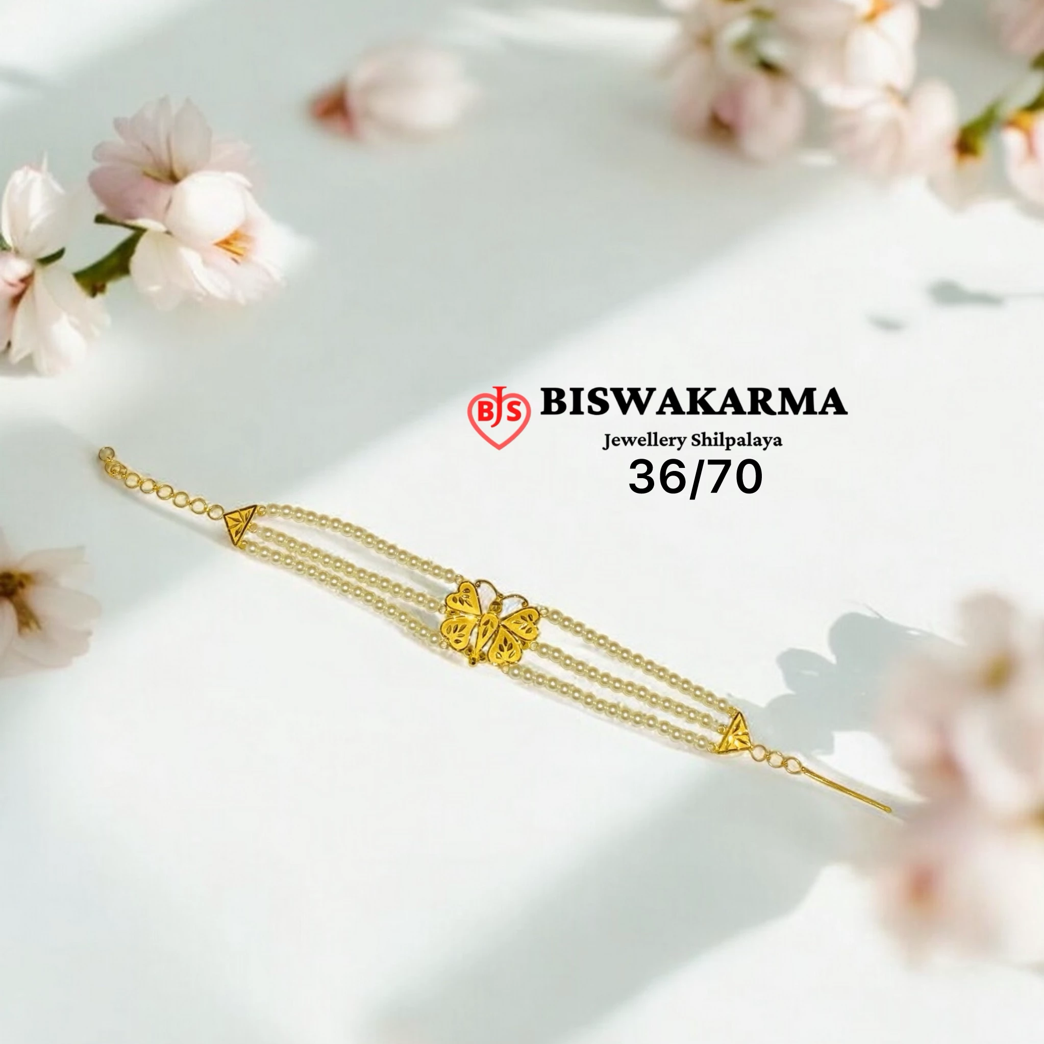 36/70 Wing Charm Pearls Mantasha