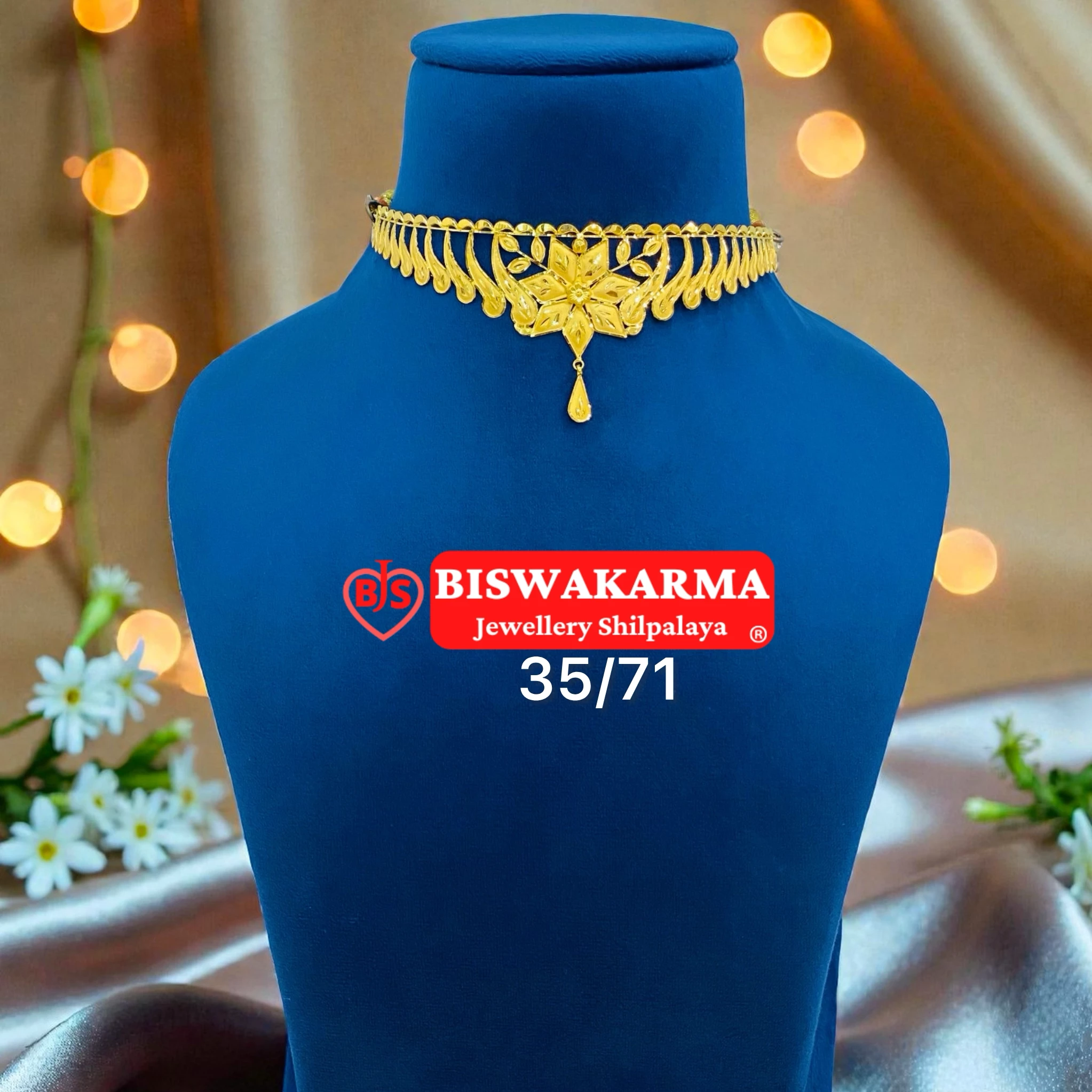 35/71 Pushpa Fan Kolshi Choker