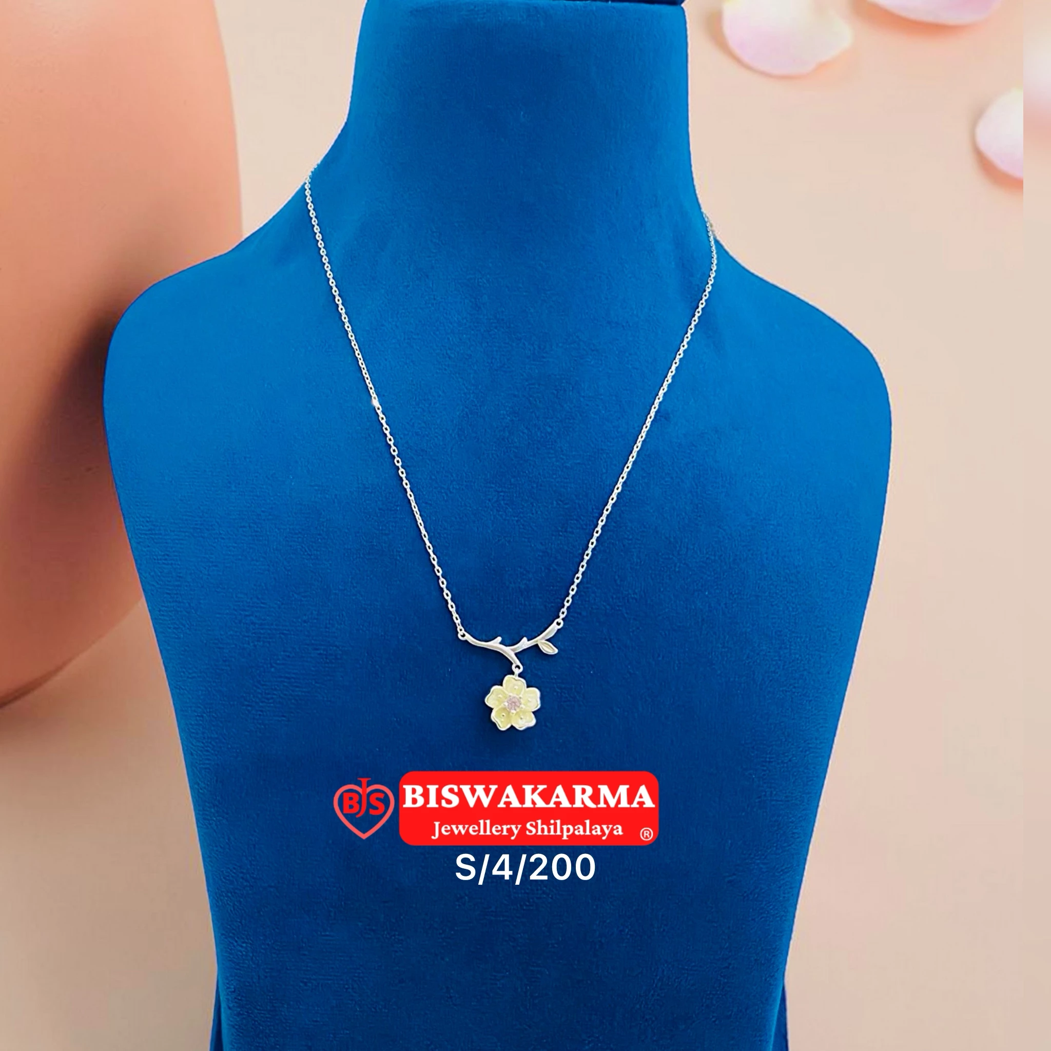 S/4/200 Blossom Twig Locket Chain