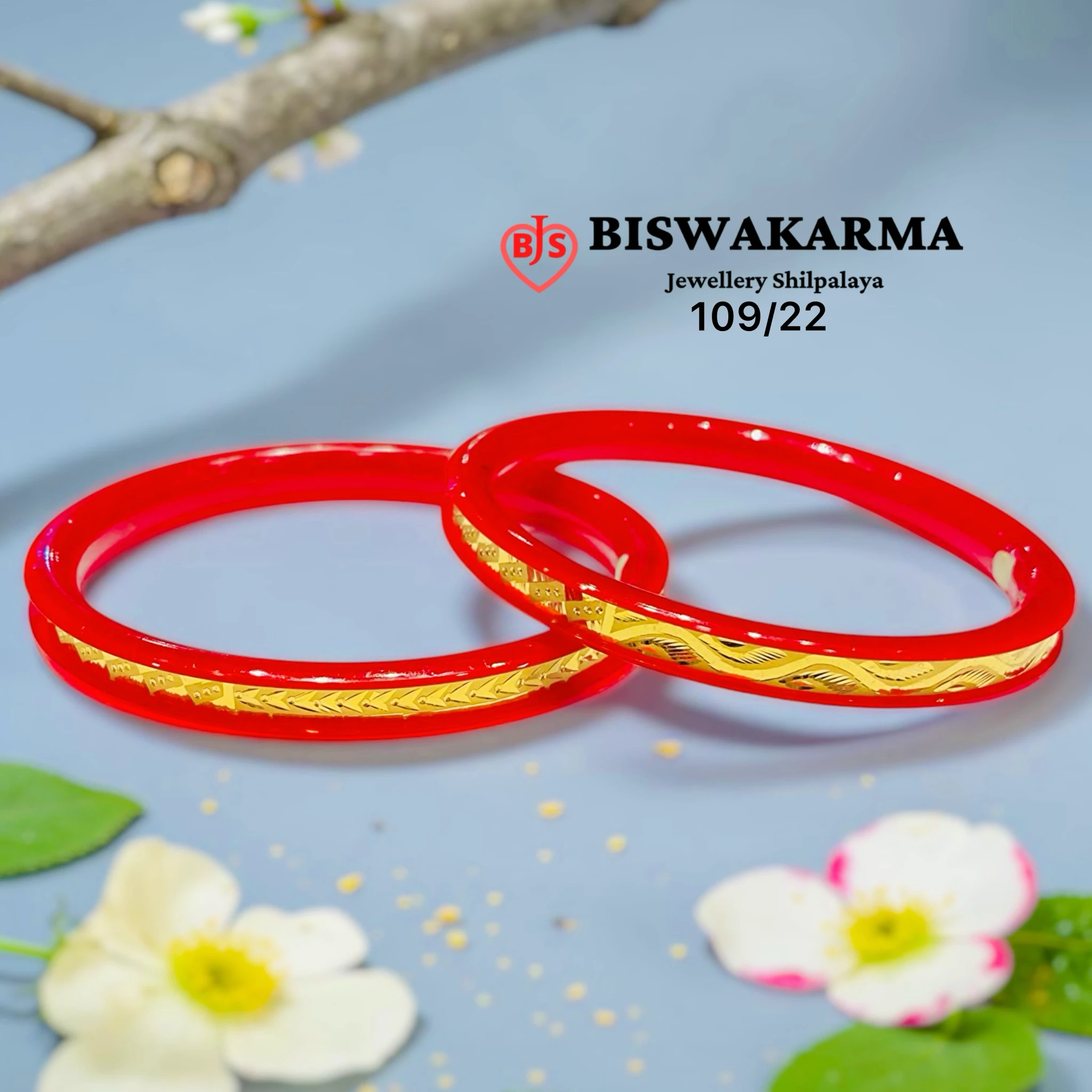 109/22 Wave Rekha Pair Path Pola