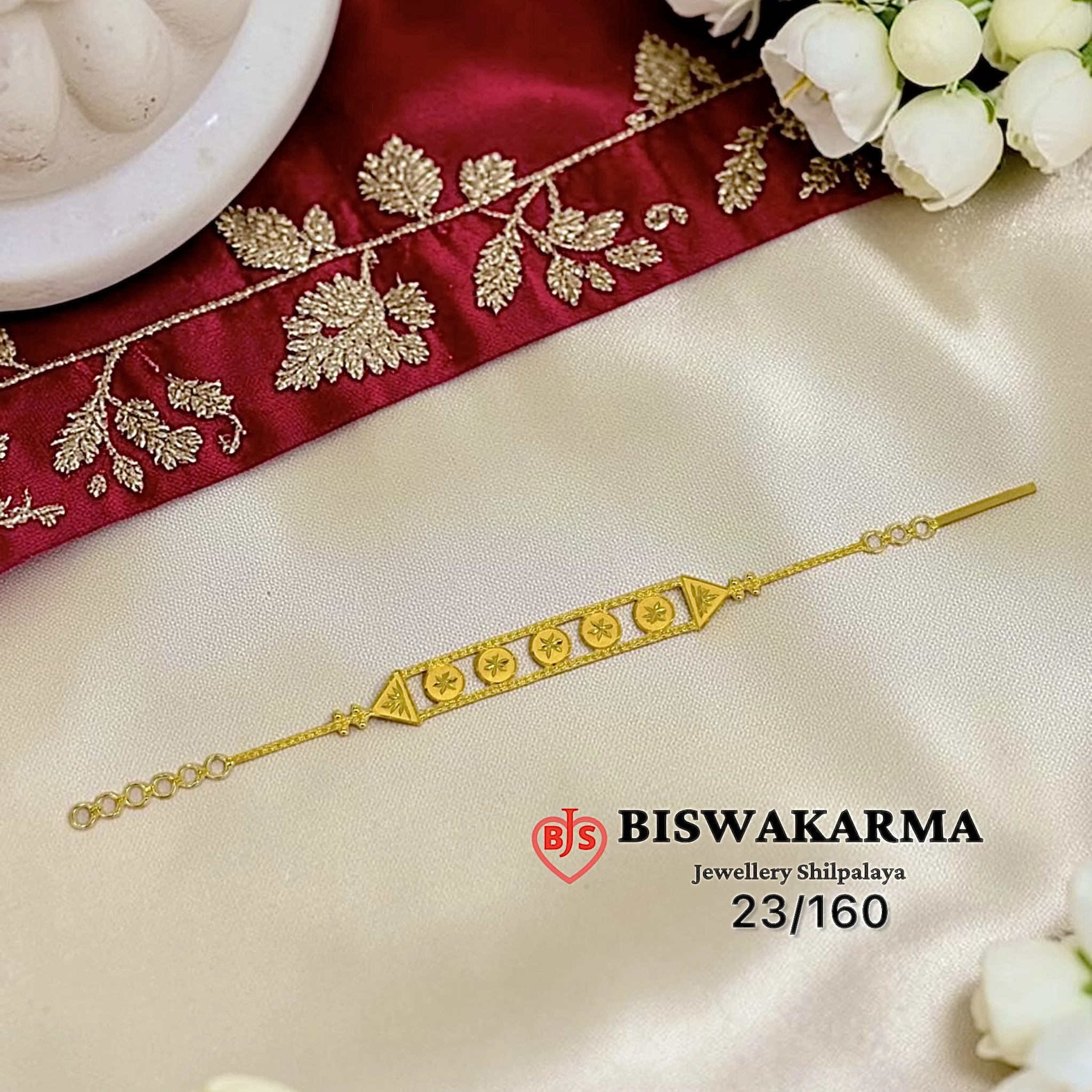 23/160 Floral Ladies Bracelet